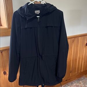 Duluth Trading Women’s Black Lightweight Hooded Jacket